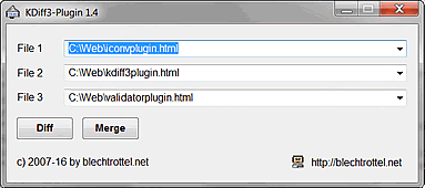 KDiff3 plugin by blechtrottel.net